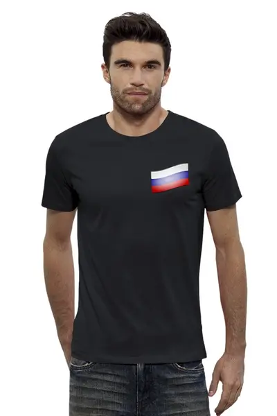 Заказать мужскую футболку в Москве. Футболка базовая вежливость от biowulw@yandex.ru - готовые дизайны и нанесение принтов.