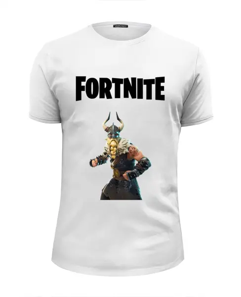 Заказать мужскую футболку в Москве. Футболка базовая Fortnite от AstArt - готовые дизайны и нанесение принтов.