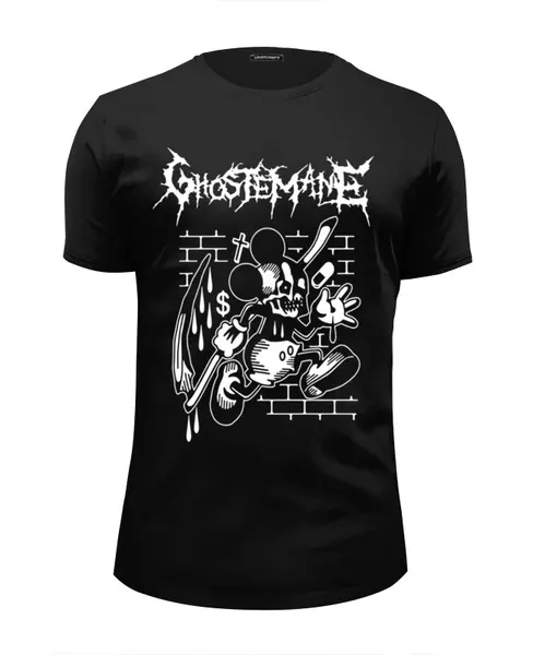 Заказать мужскую футболку в Москве. Футболка базовая Ghostemane от geekbox - готовые дизайны и нанесение принтов.