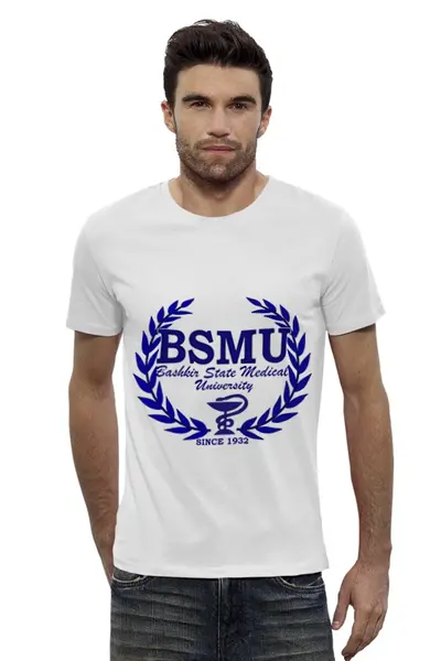 Заказать мужскую футболку в Москве. Футболка базовая Без названия от bsmu - готовые дизайны и нанесение принтов.