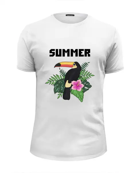 Заказать мужскую футболку в Москве. Футболка базовая summer от THE_NISE  - готовые дизайны и нанесение принтов.