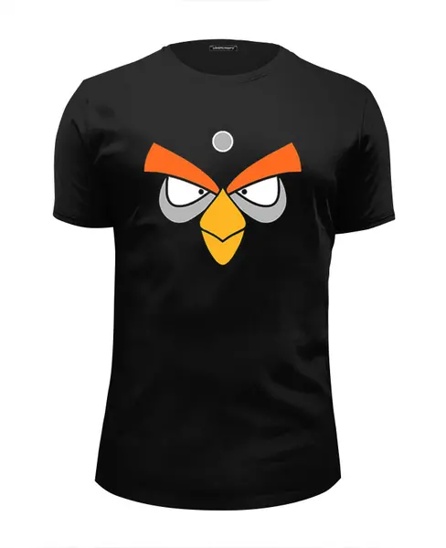 Заказать мужскую футболку в Москве. Футболка базовая Angry Birds  от ПРИНТЫ ПЕЧАТЬ  - готовые дизайны и нанесение принтов.