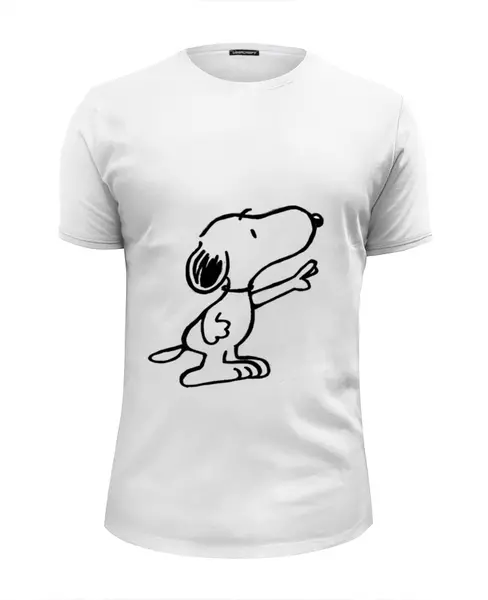 Заказать мужскую футболку в Москве. Футболка базовая Snoop Dog от Lin Melman - готовые дизайны и нанесение принтов.