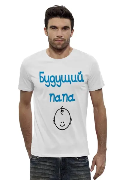 Заказать мужскую футболку в Москве. Футболка базовая мужская футболка от svtnst - готовые дизайны и нанесение принтов.