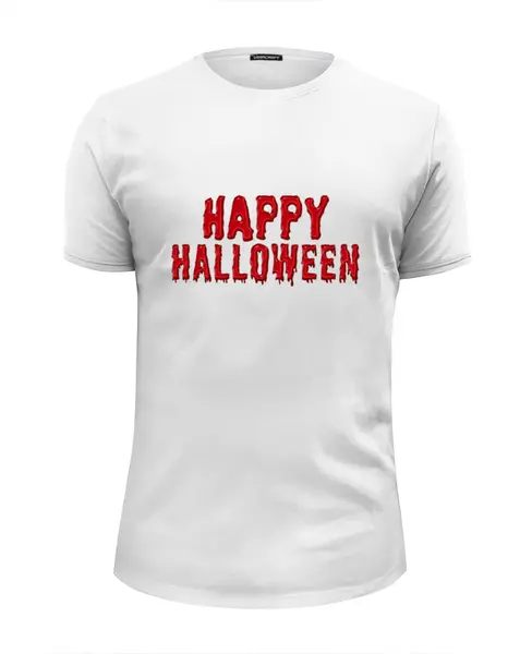 Заказать мужскую футболку в Москве. Футболка базовая Halloween от THE_NISE  - готовые дизайны и нанесение принтов.