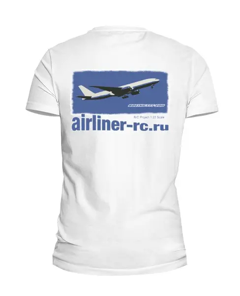 Заказать мужскую футболку в Москве. Футболка базовая RC Pilot от Airliner rc channel (airliner-rc) - готовые дизайны и нанесение принтов.
