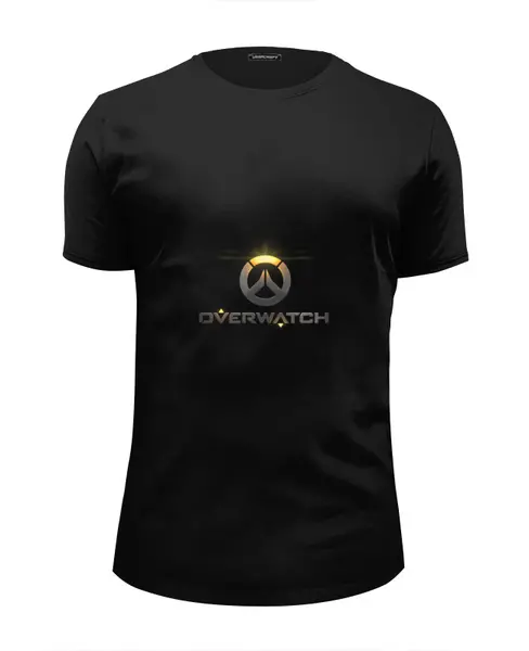 Заказать мужскую футболку в Москве. Футболка базовая Overwatch  от cherdantcev - готовые дизайны и нанесение принтов.