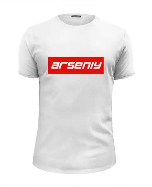 Заказать мужскую футболку в Москве. Футболка базовая Arseniy от THE_NISE  - готовые дизайны и нанесение принтов.