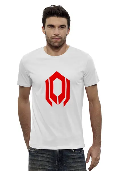 Заказать мужскую футболку в Москве. Футболка базовая Mass Effect от THE_NISE  - готовые дизайны и нанесение принтов.