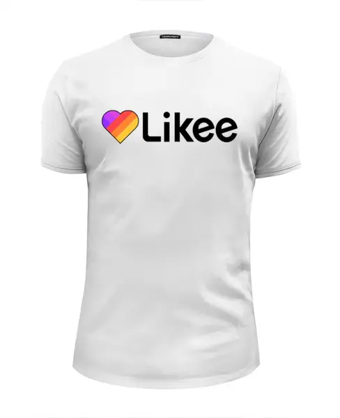 Заказать мужскую футболку в Москве. Футболка базовая Likee  от DESIGNER   - готовые дизайны и нанесение принтов.