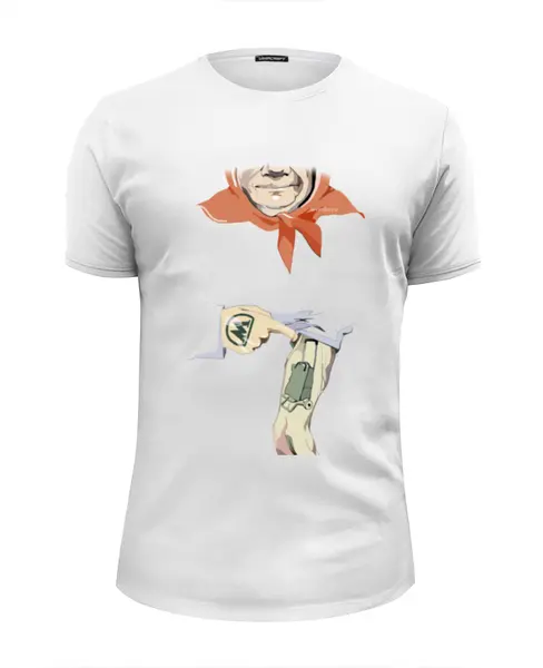 Заказать мужскую футболку в Москве. Футболка базовая Метро бабка от levinskaya - готовые дизайны и нанесение принтов.