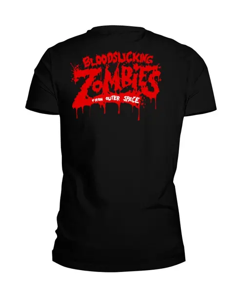 Заказать мужскую футболку в Москве. Футболка базовая Bloodsucking zombies from outer space от Leichenwagen - готовые дизайны и нанесение принтов.