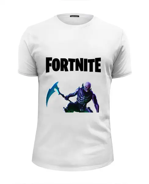 Заказать мужскую футболку в Москве. Футболка базовая Fortnite от AstArt - готовые дизайны и нанесение принтов.