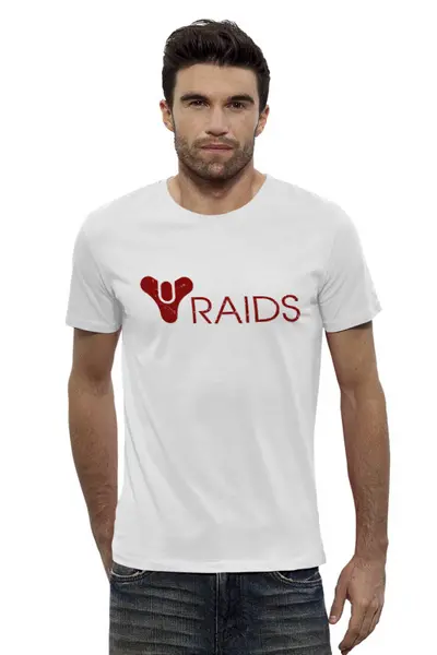 Заказать мужскую футболку в Москве. Футболка базовая Raids от THE_NISE  - готовые дизайны и нанесение принтов.