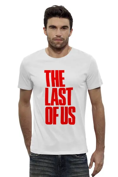 Заказать мужскую футболку в Москве. Футболка базовая The Last of Us от THE_NISE  - готовые дизайны и нанесение принтов.