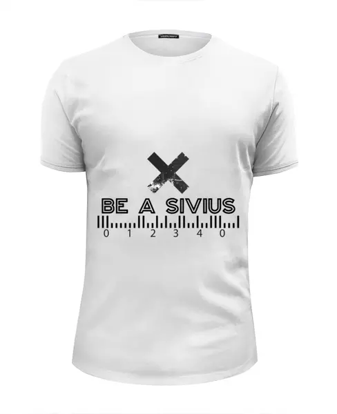 Заказать мужскую футболку в Москве. Футболка базовая Sivius от Martin Martin - готовые дизайны и нанесение принтов.