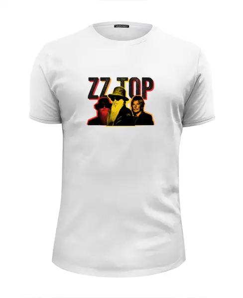Заказать мужскую футболку в Москве. Футболка базовая ZZ Top!  от BURNSHIRTS - готовые дизайны и нанесение принтов.