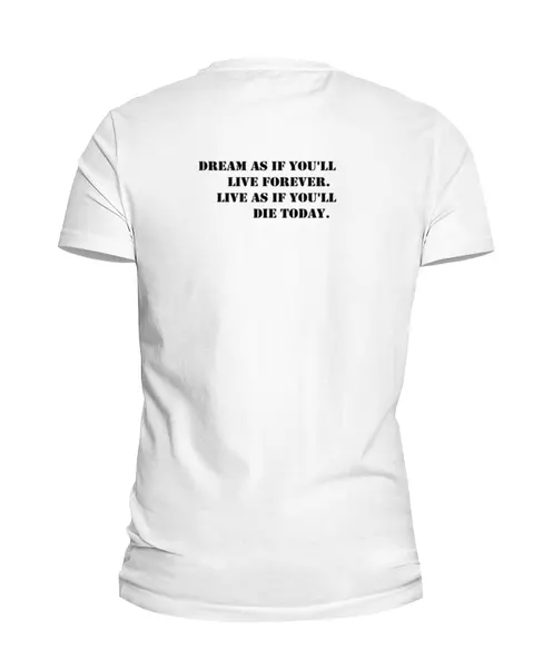 Заказать мужскую футболку в Москве. Футболка базовая James Dean Джеймс Дин от James Dean - готовые дизайны и нанесение принтов.