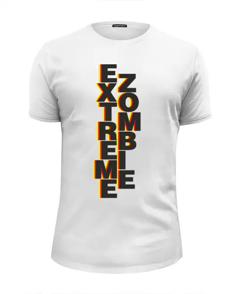 Заказать мужскую футболку в Москве. Футболка базовая Зомби от Djimas Leonki - готовые дизайны и нанесение принтов.