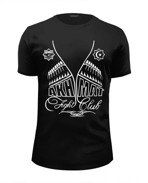 Заказать мужскую футболку в Москве. Футболка базовая Футболка "Akhmat Club" от Re  Tyan - готовые дизайны и нанесение принтов.