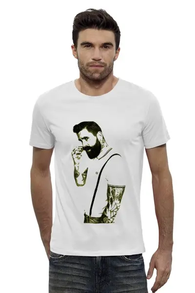 Заказать мужскую футболку в Москве. Футболка базовая С\Л\Г\Э мужская футболка от торгаш - готовые дизайны и нанесение принтов.