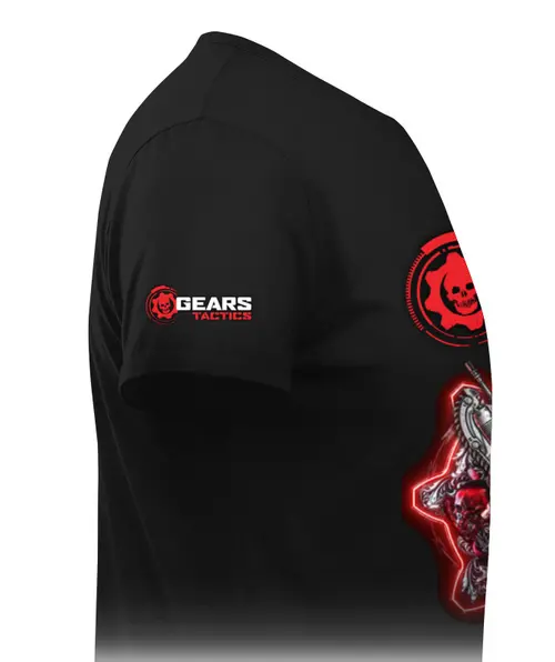 Заказать мужскую футболку в Москве. Футболка базовая GEARS OF WAR от robus - готовые дизайны и нанесение принтов.