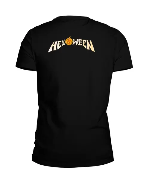 Заказать мужскую футболку в Москве. Футболка базовая Helloween ( rock band ) от Leichenwagen - готовые дизайны и нанесение принтов.