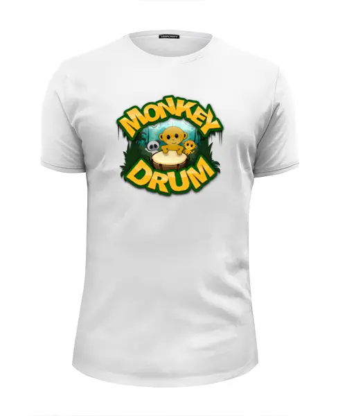Заказать мужскую футболку в Москве. Футболка базовая год обезьяны  от cherdantcev - готовые дизайны и нанесение принтов.