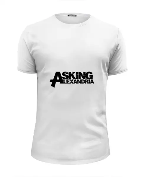 Заказать мужскую футболку в Москве. Футболка базовая Asking Alexandria от Fedor - готовые дизайны и нанесение принтов.
