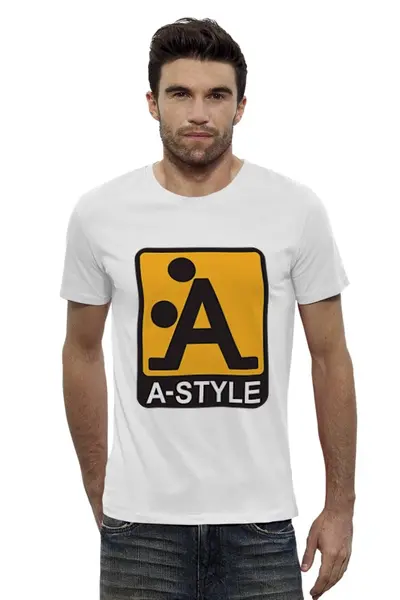 Заказать мужскую футболку в Москве. Футболка базовая A STYLE от gent777 - готовые дизайны и нанесение принтов.