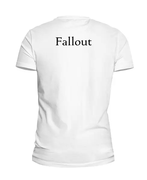 Заказать мужскую футболку в Москве. Футболка базовая Fallout фан арт от ded178 - готовые дизайны и нанесение принтов.