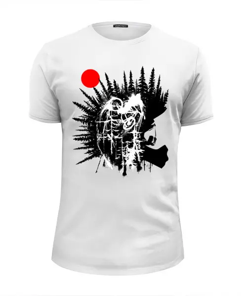 Заказать мужскую футболку в Москве. Футболка базовая Punk Rider от oneredfoxstore@gmail.com - готовые дизайны и нанесение принтов.