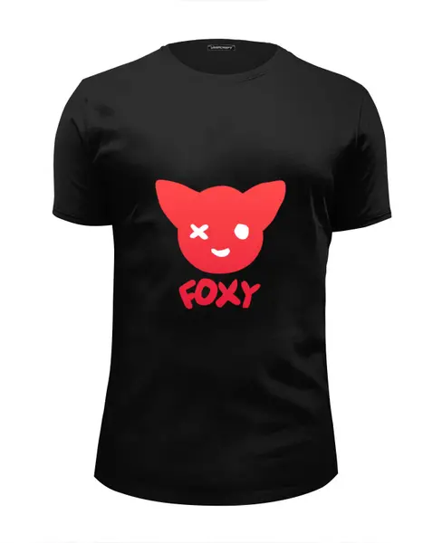 Заказать мужскую футболку в Москве. Футболка базовая Фокси Foxy от cherdantcev - готовые дизайны и нанесение принтов.