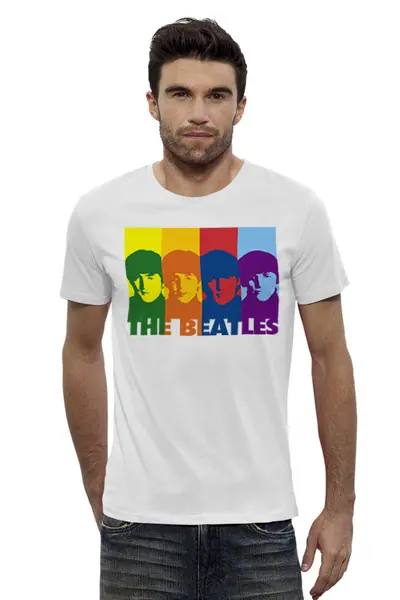 Заказать мужскую футболку в Москве. Футболка базовая ☆The Beatles☆ от balden - готовые дизайны и нанесение принтов.