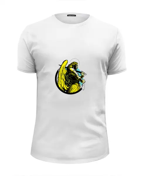 Заказать мужскую футболку в Москве. Футболка базовая Жанна дАрк от YellowCloverShop - готовые дизайны и нанесение принтов.