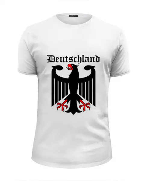 Заказать мужскую футболку в Москве. Футболка базовая Германия от tshirt - готовые дизайны и нанесение принтов.