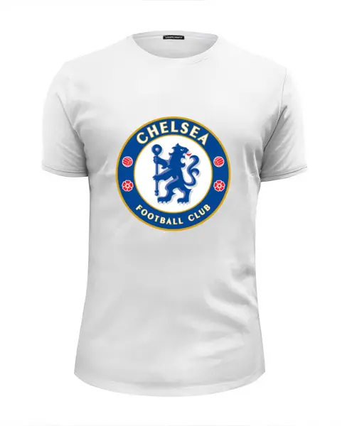 Заказать мужскую футболку в Москве. Футболка базовая Chelsea FC от THE_NISE  - готовые дизайны и нанесение принтов.