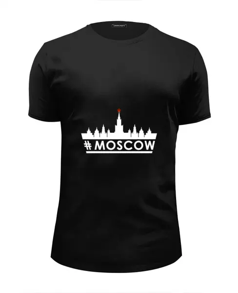 Заказать мужскую футболку в Москве. Футболка базовая Без названия от muzaka101 - готовые дизайны и нанесение принтов.