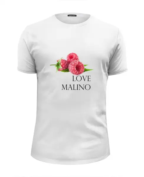 Заказать мужскую футболку в Москве. Футболка базовая Love Malino от solariren - готовые дизайны и нанесение принтов.