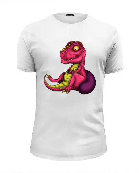 Заказать мужскую футболку в Москве. Футболка базовая Dinosaurs от balden - готовые дизайны и нанесение принтов.