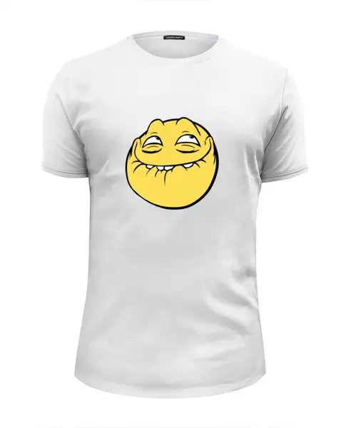 Заказать мужскую футболку в Москве. Футболка базовая лицо mem от THE_NISE  - готовые дизайны и нанесение принтов.