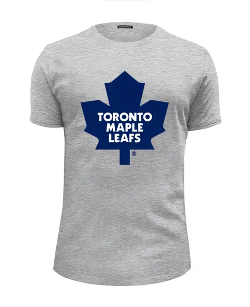 Заказать мужскую футболку в Москве. Футболка базовая Toronto Maple Leafs / NHL Canada от KinoArt - готовые дизайны и нанесение принтов.