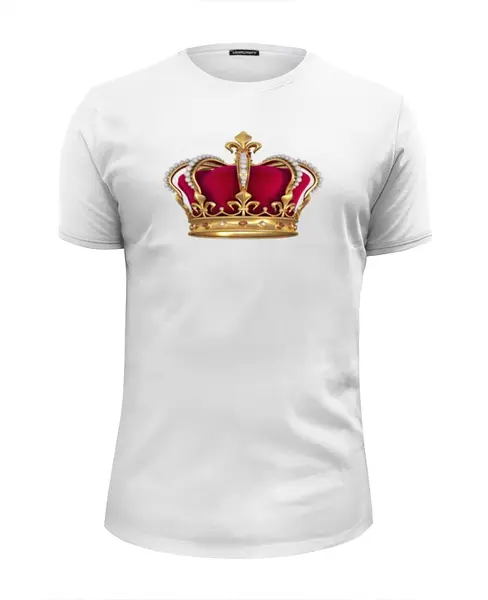 Заказать мужскую футболку в Москве. Футболка базовая Crown от Nalivaev - готовые дизайны и нанесение принтов.