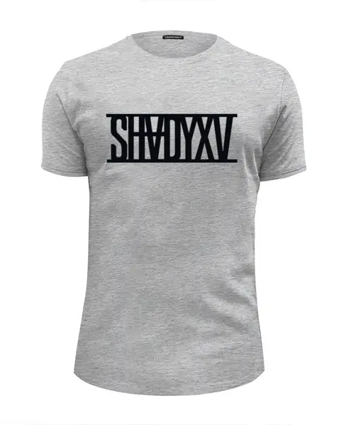 Заказать мужскую футболку в Москве. Футболка базовая EMINEM SHADYXV от FOR YOU - готовые дизайны и нанесение принтов.