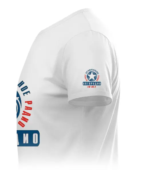 Заказать мужскую футболку в Москве. Футболка базовая АВТОРАДИО от robus - готовые дизайны и нанесение принтов.