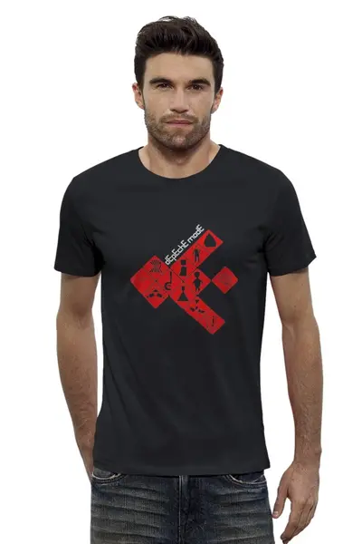 Заказать мужскую футболку в Москве. Футболка базовая Depeche Mode / Symbols от OEX design - готовые дизайны и нанесение принтов.