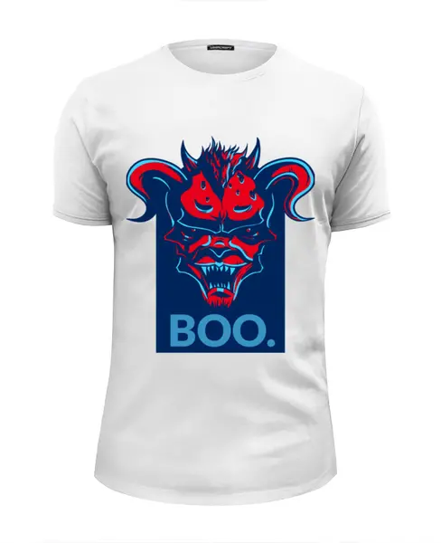 Заказать мужскую футболку в Москве. Футболка базовая BOO    от T-shirt print  - готовые дизайны и нанесение принтов.