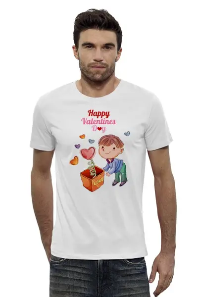 Заказать мужскую футболку в Москве. Футболка базовая valentine t-shirt 4 от rancid - готовые дизайны и нанесение принтов.