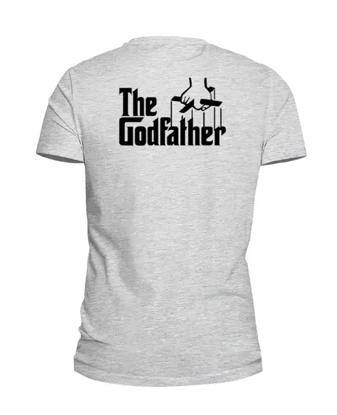 Заказать мужскую футболку в Москве. Футболка базовая The Godfather от Leichenwagen - готовые дизайны и нанесение принтов.