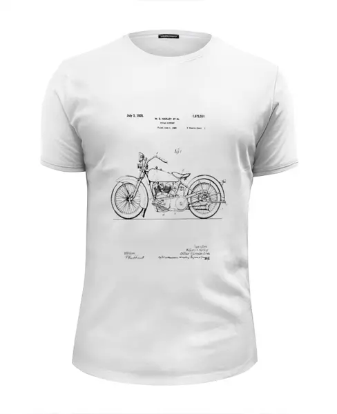 Заказать мужскую футболку в Москве. Футболка базовая BIKE   от CoolDesign - готовые дизайны и нанесение принтов.